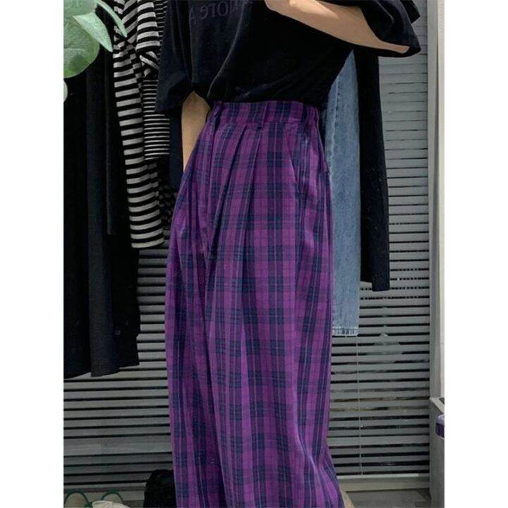 mexzt-vintage-plaid-wide-leg-pants-women-high-waist-straight-casual-trousers-harajuku-korean-fashion-loose-all-match-full-length