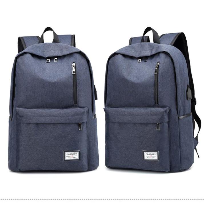 กระเป๋าเป้สะพายหลังเดินทาง-กระเป๋าใส่โน๊ตบุ๊ค-พร้อมพอร์ตชาร์จusb-กระเป๋าเป้สะพายหลัง-backpack