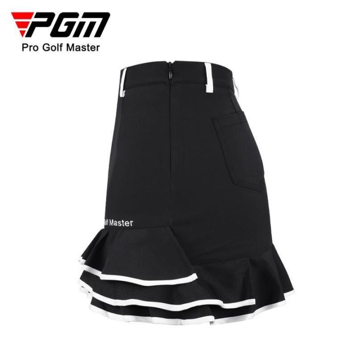 pgm-women-golf-short-skirt-quick-dry-breathable-four-seasons-ladies-girls-fashion-embroidered-fishtail-skirts-black-white-xs-xl