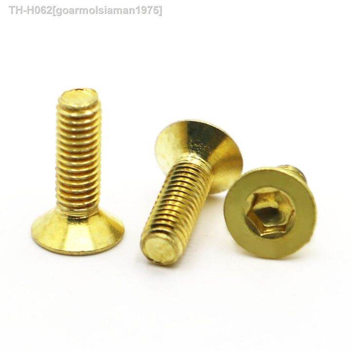 m3-m4-m5-m6-m8-brass-dlat-hexagon-hex-socket-countersunk-head-allen-bolt-screw-din7991