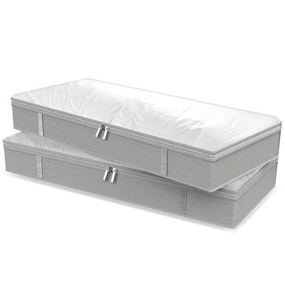 4X Foldable Under Bed Bags Large Under Bed Storage Boxes Thick Breathable Underbed Clothes Storage Bags Organizer