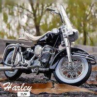 Maisto 1:18 Harley 1962 FLH Duo Glide Alloy Street รถจักรยานยนต์รุ่น Diecast โลหะของเล่นจำลองคอลเลกชันเด็กที่ละเอียดอ่อนของขวัญ