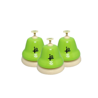 MUSIC DESK BELLS - ชุดกระดิ่ง 3 ชิ้น ( สีเขียว )