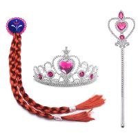 [COD] 2020 New Childrens Accessories Scepter Braid Three-piece Costume Wholesale