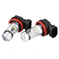 2ชิ้นหลอดไฟ Led H8 H9 H11 6000พัน100วัตต์สีขาวสำหรับรถด้านหน้า Foglamp