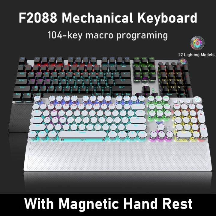 【Ship From Manila Mechanical Keyboard with Wrist Rest Wired RGB Gaming