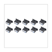 10X SZC25-NO-AL-CH AC0.5-50A Current Switch Normally Open Adjustable Current Sensing Switch Current Relay