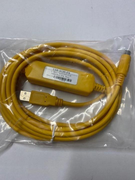 mitsubishi-plc-programming-cable-usb-sc09-fx-sanling-ดาวน์โหลด-fx1s-fx1n-fx2n-fx3u-3g-เหมาะสม