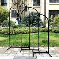 【hot】❈♗  Metal Arch Frame Wrought Iron Shelf Wedding Outdoor Garden Backdrop Hexagon