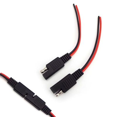 ☈♣▪ 10CM Power Extension connector male female Cable Wire 18AWG for Automotive Solar Battery Plug Wire DIY SAE Cable