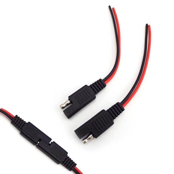 10cm-power-extension-connector-male-female-cable-wire-18awg-for-automotive-solar-battery-plug-wire-diy-sae-cable