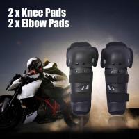 Motorcycle knee pads and elbow pads four-piece suit, protective racing sports motorcycle gear, riding protective off-road g Z3V7