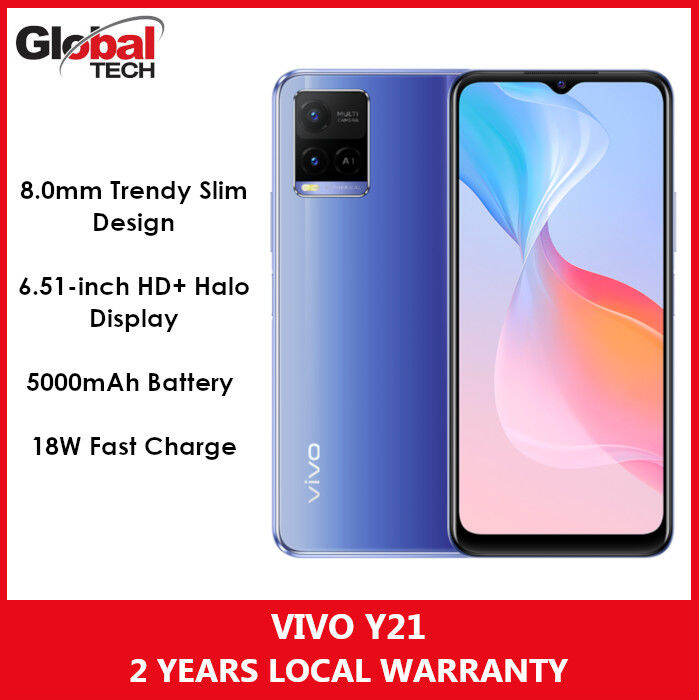 vivo y21 battery mah