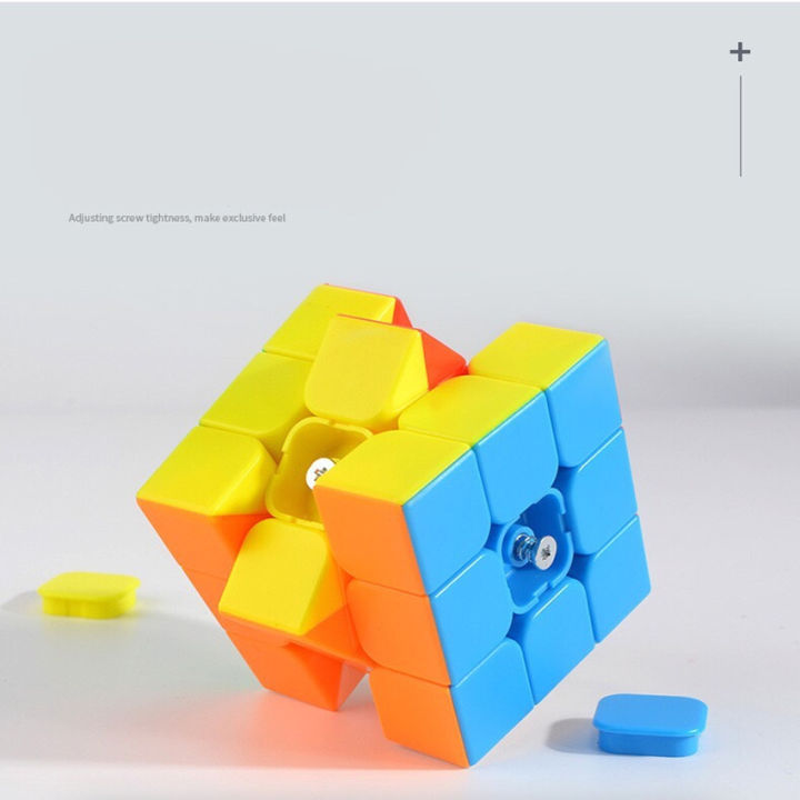 รูบิค-3x3-หมุนลื่น-ของเล่นฝึกสมอง-rubiks-cube-3x3-rubiks-knob-brain-training-toys