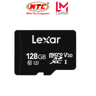 Thẻ nhớ MicroSDXC Lexar 128GB 667x V30 U3 4K R100MB s W90MB s - Không Box thumbnail