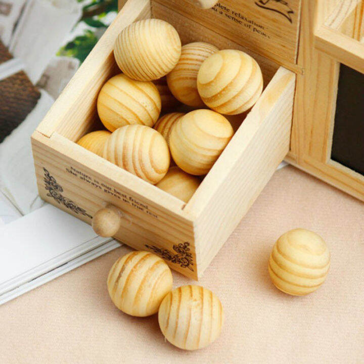 【Pest Control】50pcs Wardrobe Pest Control Wooden Mothballs Moth Repellent Prevent Mildew