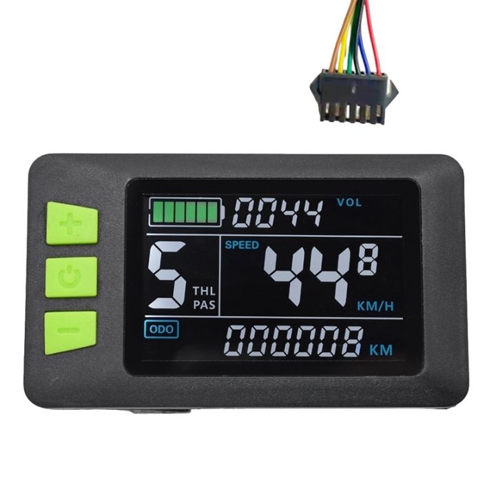 1-piece-p3c-lcd-display-dashboard-meter-colorful-screen-for-electric-scooter-sm-plug-5pin