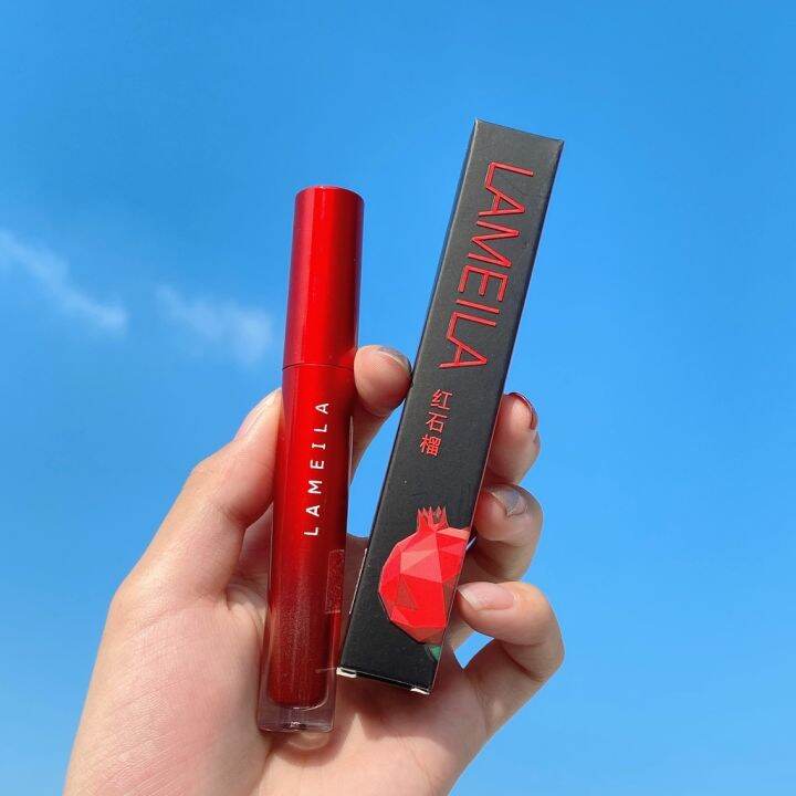 velvet-lip-glaze-ไม่จางง่าย-แอร์แมตต์-lip-glaze-ลิปสติก-ลิปสติกนักเรียน