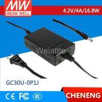 MEAN WELL Original GC30U-0P1J 4.2V 4A Meanwell GC30U 4.2V 16.8W Power Adapter พร้อมฟังก์ชั่นการชาร์จ