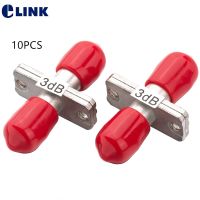 【CW】 10PCS ST optical attenuator female to FF fixed adapter type ftth fibra optica connector 2 3 5 7 10 15db SM singlemode