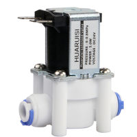 24โวลต์ DC Solenoid V Alve 14 "การเชื่อมต่อท่อสำหรับ RO ย้อนกลับ Osmosis ระบบบริสุทธิ์ RO ควบคุมวาล์วน้ำไฟฟ้า