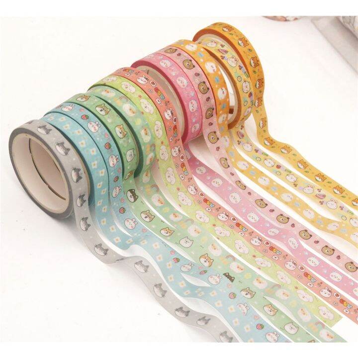 พร้อมส่ง-boxsetเทปวาชิ-เทป-washi-เทปตกแต่ง-น่ารัก-เทปกาว-ตกแต่งไดอารี่-สมุด-diy-ชิบะ-ทาสหมา-กาว-เทปกาว-กาว3m-3m-กาว2หน้า-เทปกาว-เทปกันลื่น-เทปกาวกันน้ำ-เทป