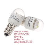 1ชิ้นหลอดไฟ LED เย็บผ้า BA15D/E14ไฟเรืองแสง0.5W AC 190-250W โคมไฟ Mesin Jahit Rumahan อุปกรณ์เสริมเครื่องดูดฝุ่น