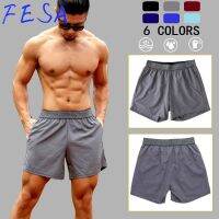 FESA Men Shorts Breathable Quick Drying Elastic Shorts With Pocket High Quality Seluar Pendek Lelaki