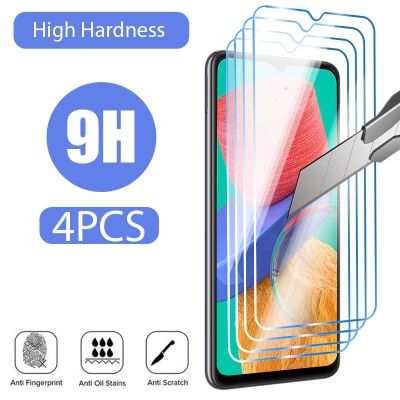 4PCS Tempered Glass For OPPO A74 5G A54 A52 Screen Protector For OPPO A72 A53 A9 A5 2020 Protective Glass