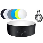 Rotating Display Stand, 360 Degree Automatic Mute Spin Turntable for