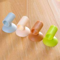 1PC Doorknob Wall Mute Crash Pad Door Cabinet Door Handle Lock Silencer Suction Cup Anti-Collision Silicone  Door Stopper Decorative Door Stops