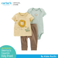 CARTERS 3PC PANT SET YELLOW LION คาร์เตอร์เสื้อผ้าชุดเด็กผู้ชาย ลายสิงโต เซท 3 ชิ้น L10