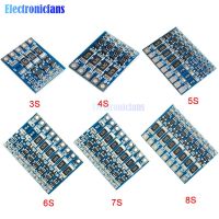 3S 4S 5S 6S 7S 8S 4.2v Balance Function Protection Board 66mA Li-ion Lipo แบตเตอรี่ลิเธียม 18650 แบตเตอรี่โมดูลสมดุล