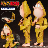 งานแท้ 100% Kaiyodo Revoltech Takeya จากการ์ตูนเรื่อง GeGeGe no Kitaro Rittai Emaki เกเกะเกะโนะ คิทาโร่ อสูรน้อยคิทาโร่ Nezumi Otoko เนซุมิ โอโตโก ปิศาจหนู หนูผี Rat Man Kitarou of the Graveyard Ver Original Figma Genuine from japan ฟิกม่า โมเดล ตุ๊กตา