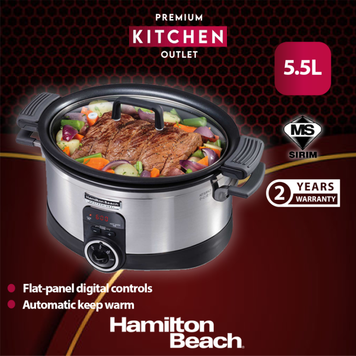 HAMILTON BEACH Programmable Stovetop Slow Cooker 33999SAU Slow Cooker