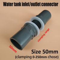 ท่อ PVC 50 มม. Thicken Connectors Clamping 0-250mm Fish Tank ท่อระบายน้ำ Connector UPVC ท่อ Adapter Water Supply อุปกรณ์ท่อ-Pujeu