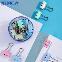 Deli 8553S Binder Clip 32 mm คลิปหนีบกระดาษสีแฟนซี รุ่นประหยัดแรง 30% ขนาด 32 mm แพ็ค 24 ชิ้น คลิป คลิปหนีบกระดาษ คลิปสี