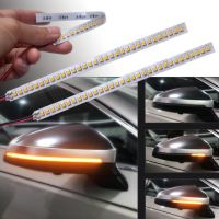 ✐❅ 2 PCS DRL Streamer Tape Car Rearview Mirror Indicator Lamp LED Flowing Turn Signal Lamp 12V With Turn Signal Bar Car Accessories