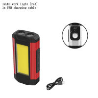 COB Work Light LED Flashlight With Magnet Multifunctional Adjustable Camping Lamp Waterpoof Torch USB Rechargeable Lantern Light