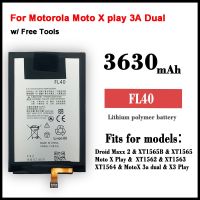 แบตเตอรี่ แท้ ใหม่แบตเตอรี่เดิมสำหรับ Motorola Moto X เล่น3A Dual XT1543 XT1544 XT1560 XT1561 XT1562 XT1563 XT1565 FL40เปลี่ยนแบตเตอรี่