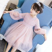 2022 New Summer Costume Girls Princess Dress Childrens Evening Clothing Kids Chiffon Lace Dresses Baby Girl Party Pearl Dress  by Hs2023