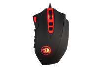 Redragon M901 Gaming Mouse High Precision 12400DPI 18 Buttons Programmable Big Laser Gamer Mice with Weights LED Backlit for PC