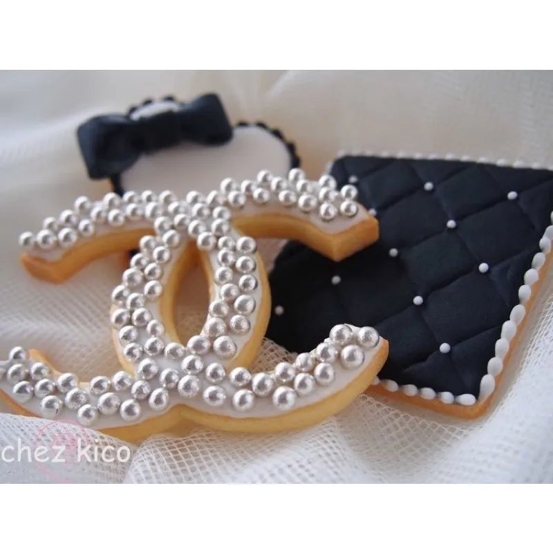 Luxury Brand Cookie Cutter Fondant Chanel LV Louis Vuitton Molder Cake  Decoration SHD