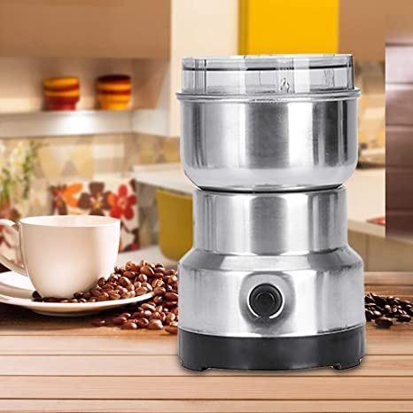 Electric Grain Grinder, Stainless Steel Dry Food Grinder, Multi