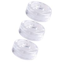 【LZ】₪  Pesos de vidro fermentado Mason Jar Lid Mason tampas fermentação frascos de boca larga Canning Clear 3 pcs