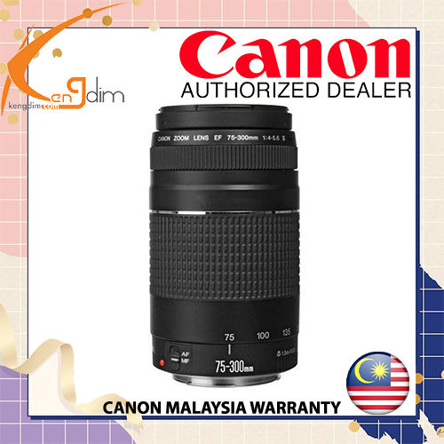 Canon Ef 75 300mm F 4 5 6 Iii Lens Canon Malaysia 1 Year Warranty Lazada