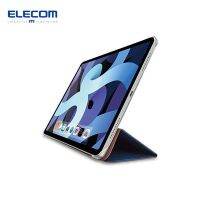 ELECOM iPad Air 10.9นิ้ว (รุ่น2020 4th) เคสหนังโน้ตบุ๊คประเภท2มุมนอนหลับเข้ากันได้กลับ TB-A20MWVBK สีดำใส