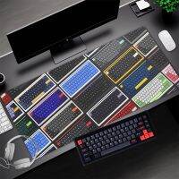 Mechanical Keyboard Mouse Pad โต๊ะเกมมิ่งที่รวดเร็วการตั้งค่าเกมคอมพิวเตอร์อุปกรณ์คอมพิวเตอร์ที่กำหนดเอง แผ่นรองเมาส์สำนักงานรองรับ 90x40