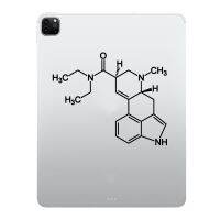 【ขวดอิเล็กทรอนิกส์】สติ๊กเกอร์แล็ปท็อปรูปลอกโมเลกุล LSD สำหรับ iPad 9.7 Pro 11 Air 4 Mini 6เคส Macbook ผิวไวนิลแท็บเล็ตพีซีตกแต่งโน๊ตบุ๊ค Asus Huawei