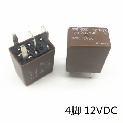 (ใหม่-ของแท้) X4 871-1A-D-R1รีเลย์ Matsukawa ใหม่ U19 4ฟุตยานยนต์12V